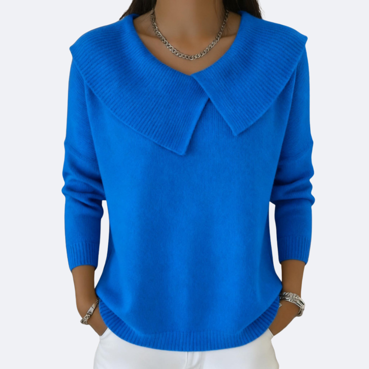 LUCIA - Warm Sweater with Soft Collar