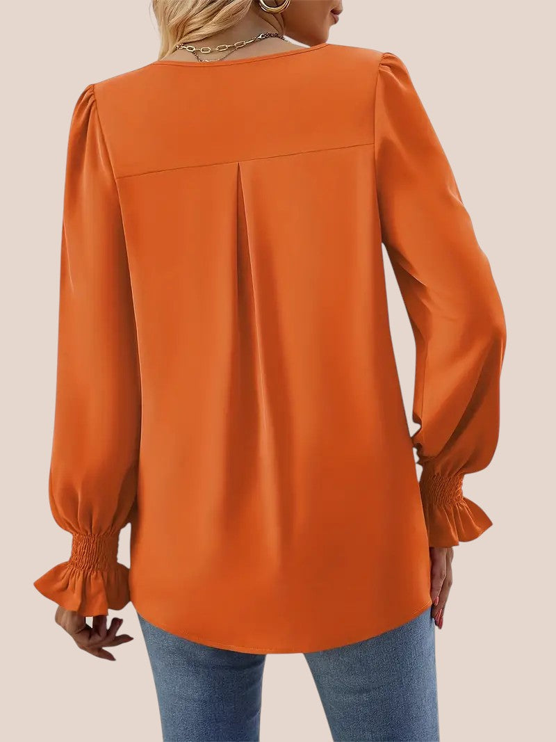 Mira | Elegant Blouse with V-Neck
