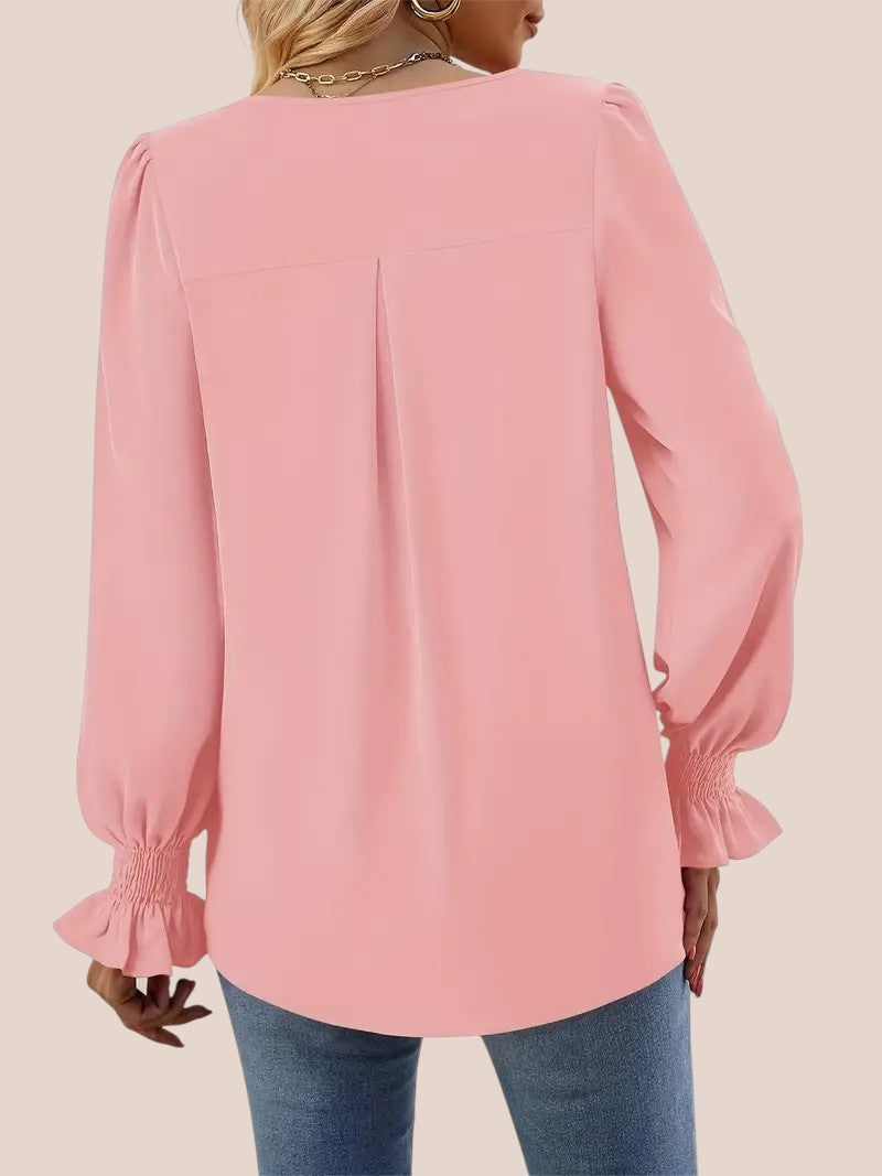 Mira | Elegant Blouse with V-Neck