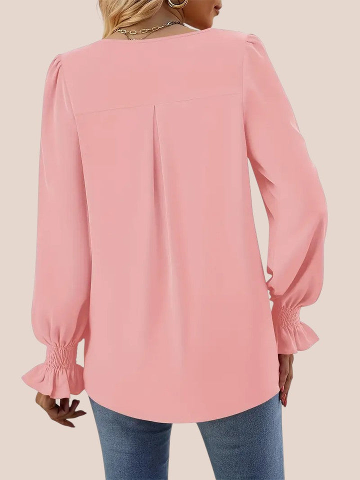 Mira | Elegant Blouse with V-Neck