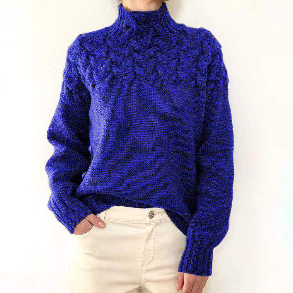 Loretta | Soft and Cozy Sweater with a High Collar
